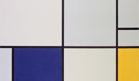 Tableau I von Piet Mondrian, Öl auf Leinwand, 103 x 100 cm